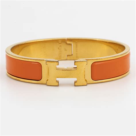 hermès armband dames oranje